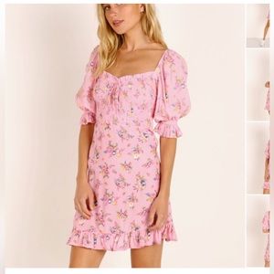 Faithfull the Brand Sage Mini Dress Juliette Floral sz small